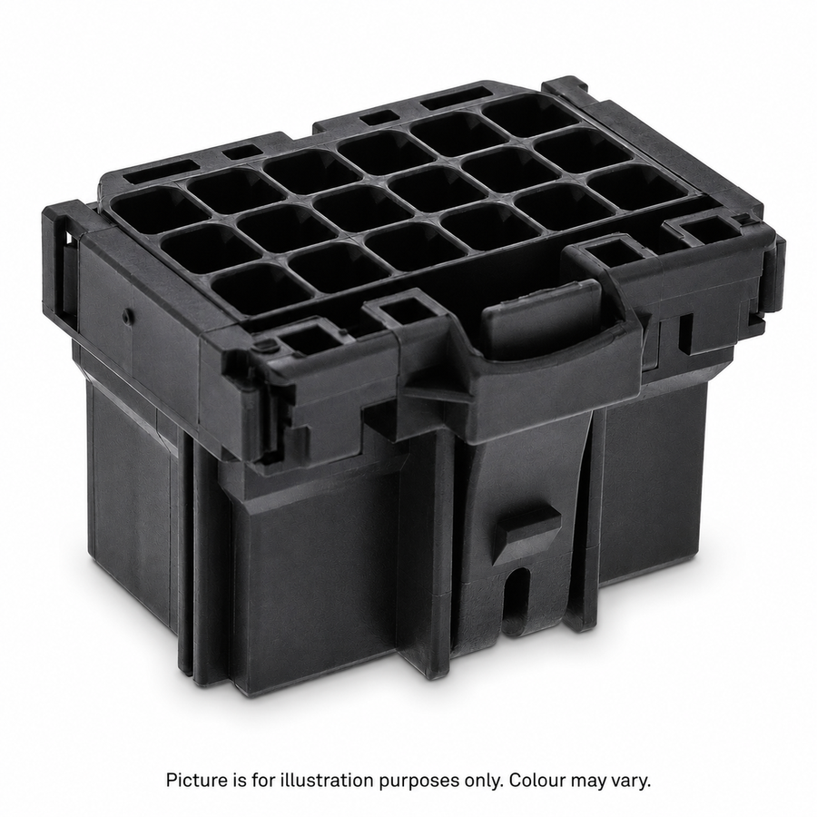 18 Way Female Automotive Connector Housing – MCP 2.8 Grey