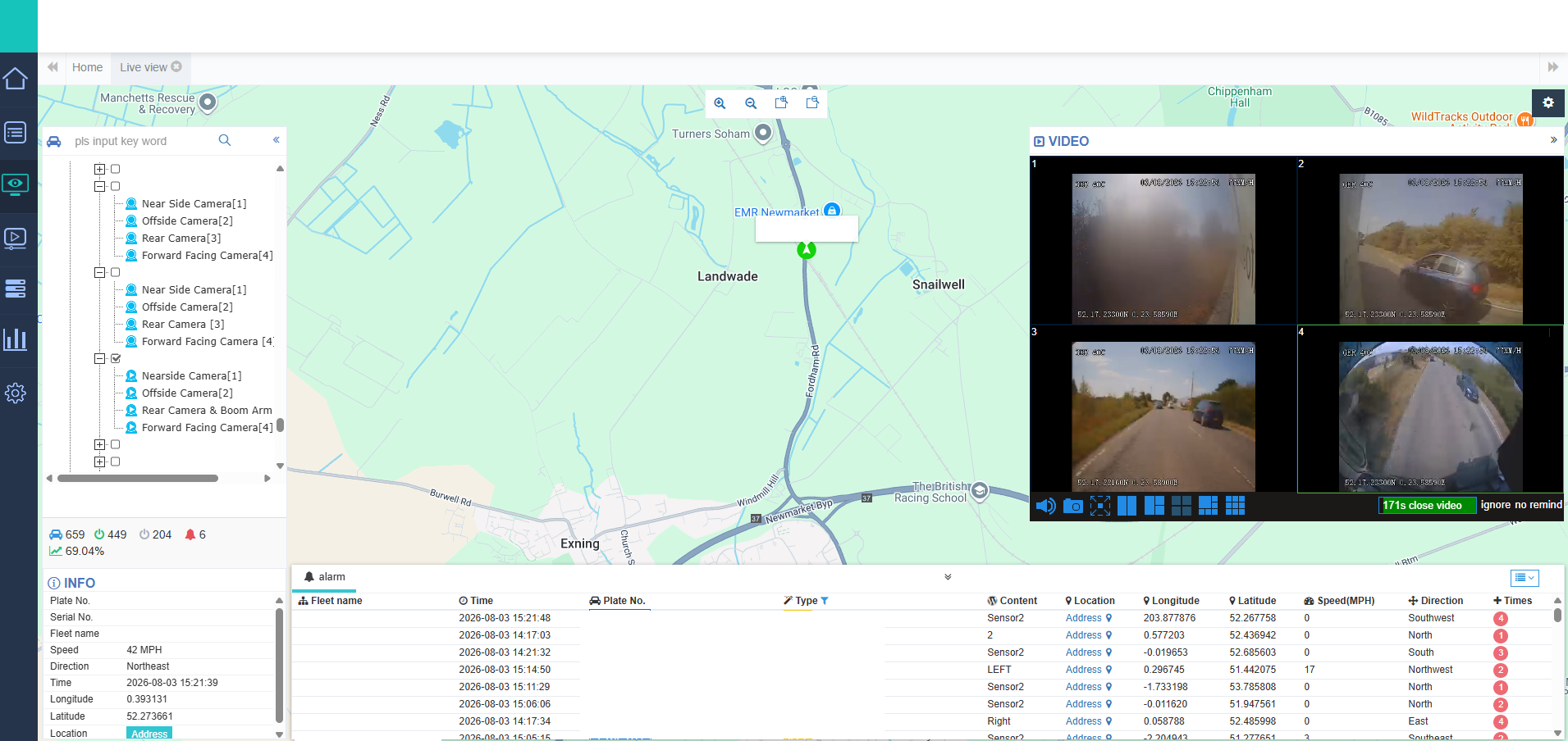 Your vehicles. Visible from anywhere.