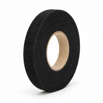 TESA Black PET Fleece Wire Harness Tape – 9mm x 25m