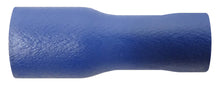 Blue 4.8mm fully insulated female spade terminals for 1.5–2.5mm² cable